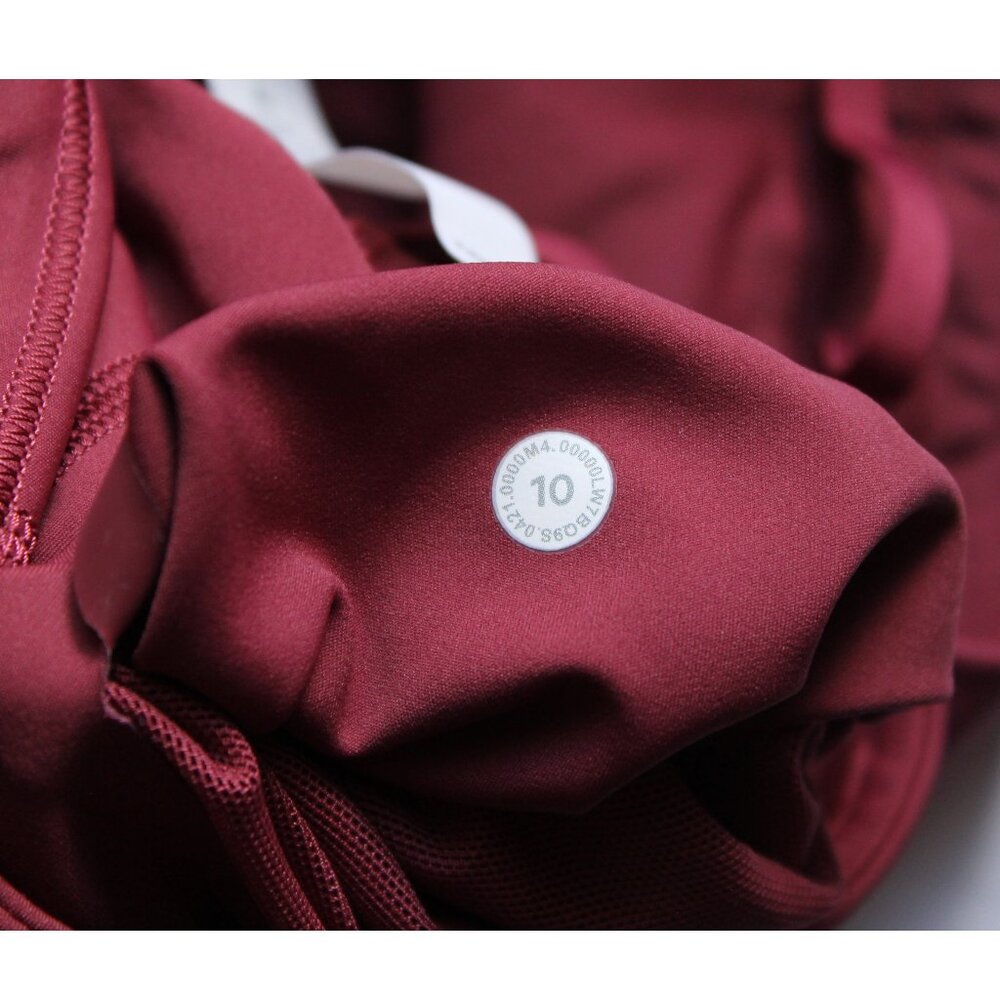 Lululemon Base Pace High-Rise Short 8" / Size 10 / Mulled Wine Run Nulux - Picture 8 of 8